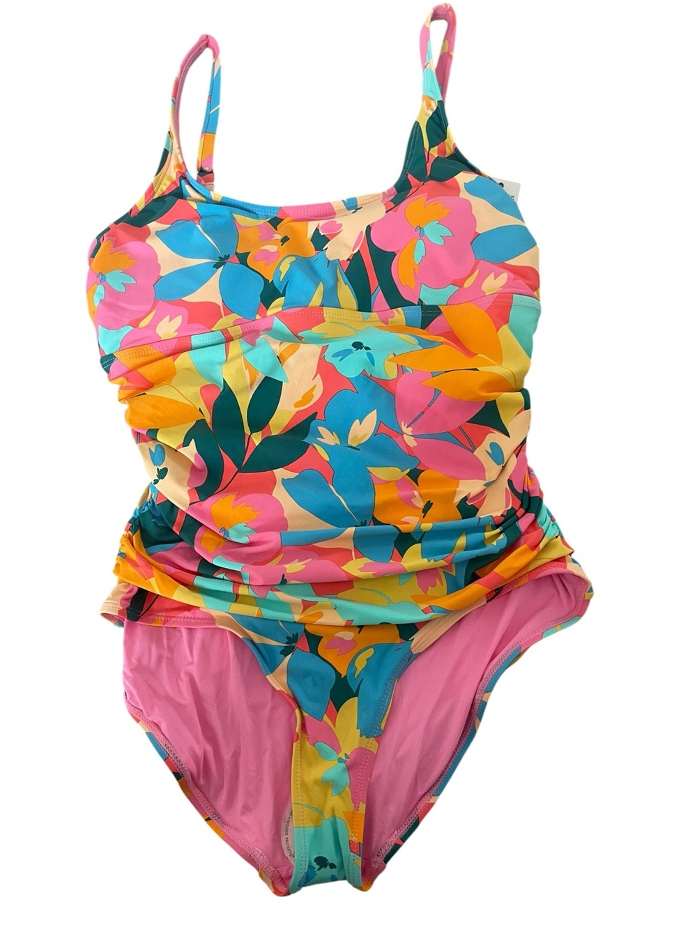 Anne Cole Swimwear 22MO05312 SZ 12 Tropical Floral 1 Piece Swimsuit New W Tags